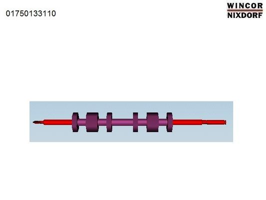 China 1750133110 ATM-Maschine Wincor-Teile Cineo C4060 SHAFT_E_CPL 01750133110 fournisseur