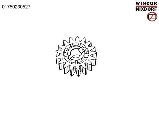 China ATM Machine ATM spare parts 1750230527 ATM PARTS WINCOR CINEO C4060 GEAR Z17 M1.5 01750230527 IN MOUDLE 1750200541 fournisseur