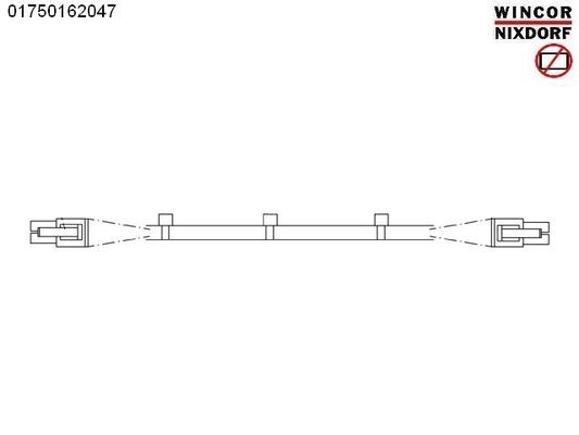 China ATM Machine ATM spare parts 1750162047 CINEO C4060 CONNECTION CABLE CRS RECOGNITION UNIT IN MOUDLE1750193276 fournisseur