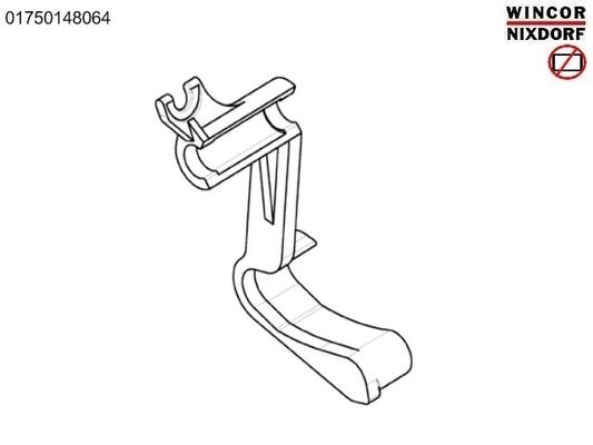 China Geldautomat Geldautomaten-Ersatzteile 1750148064 Wincor Cineo C4060 PLUNGER-LEFT 01750148064 im Modul 1750200435 fournisseur