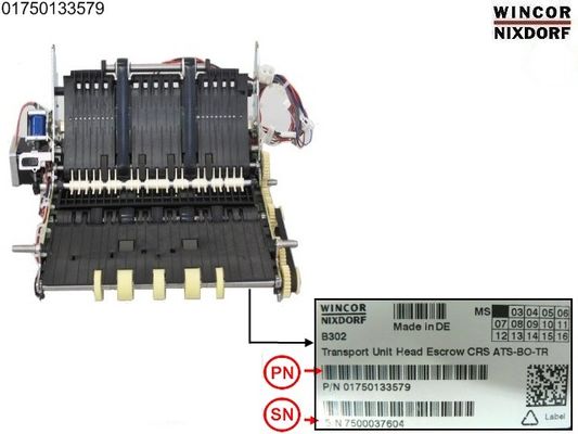 China 1750133579 Wincor Cineo C4060 Transport Unit Head Escrow CRS ATS-BO-TR 01750133579 fournisseur