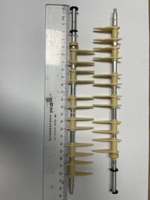 China ATM parts Wincor Nixdorf  Note Diverter Shaft, Plastic Teeth, 245 long, 12 3Teeth fournisseur