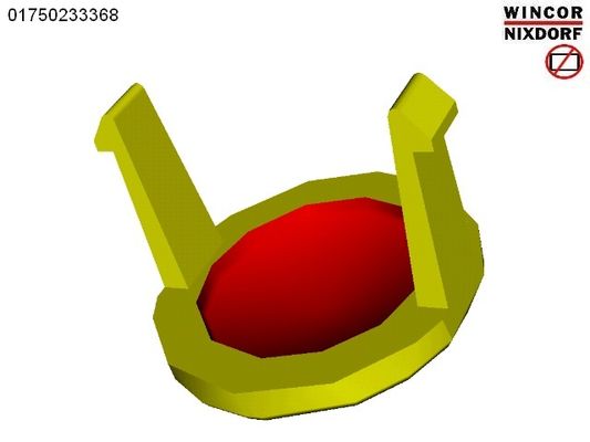 1750233368 ATM Machine Atm partsWincor parts cineo C4060 FCO-KIT KUPPELSENSORBLENDE FCO-KIT COVER 01750233368 fournisseur