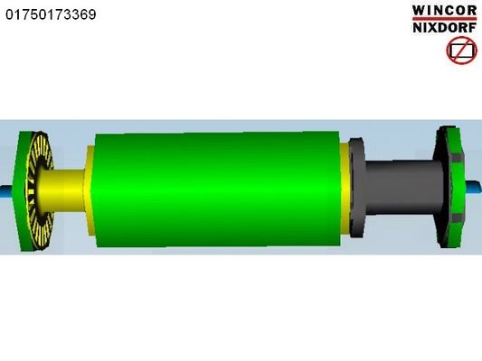 Geldautomat Ersatzteile für Geldautomaten 1750173369 WINCOR CINEO C4060 Umlenkrolle RS 2 ASS. 01750173369 IN MOULDE1750126457 fournisseur
